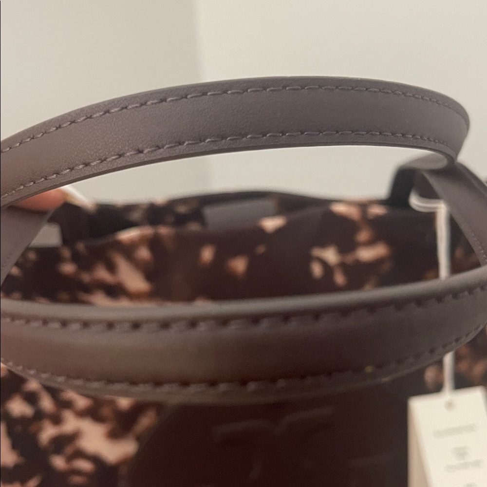 Tory Burch Tortoiseshell/Leopard Pattern Tote Bag… - image 3